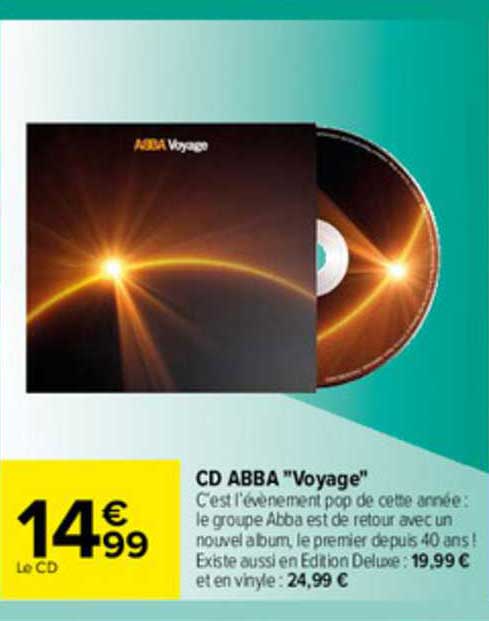 cd abba "voyage"
