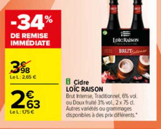cidre loïc raison