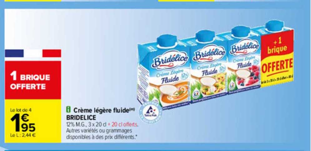 Crème Légère Fluide Bridélice