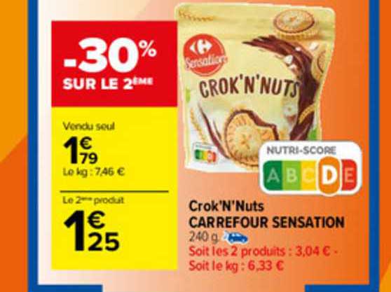 Crok'n'nuts Carrefour Sensation