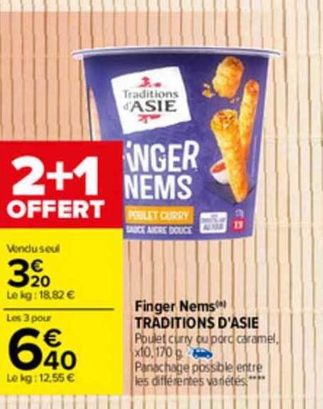 finger nems traditions d'asie