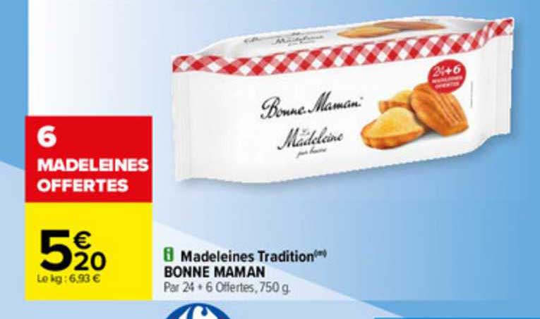madeleines tradition bonne maman
