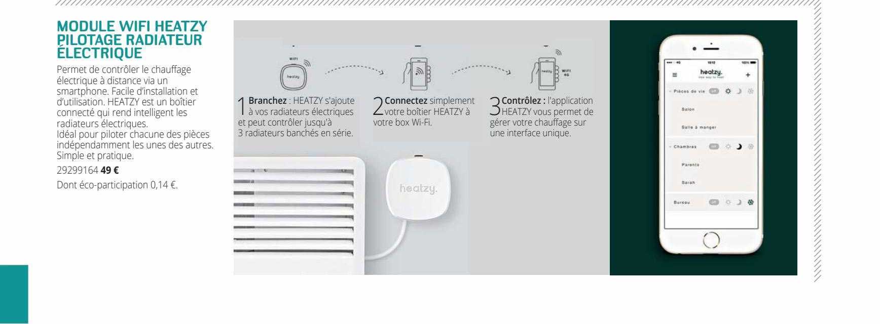 module wifi heatzy pilotage radiateur électrique