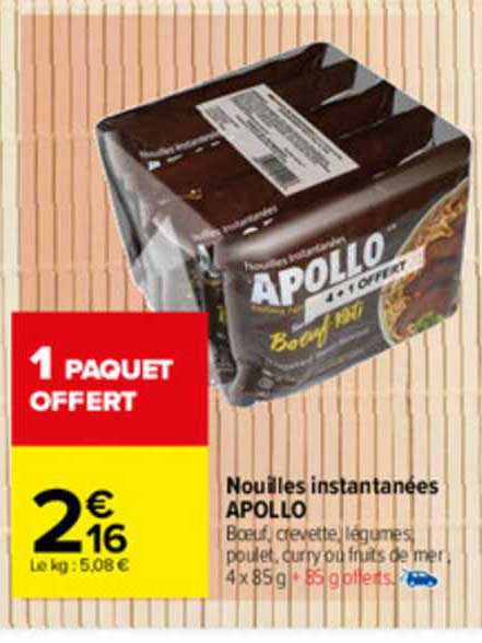 Nouilles Instantanées Apollo