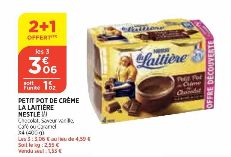 Petit Pot De Crème La Laitière Nestlé
