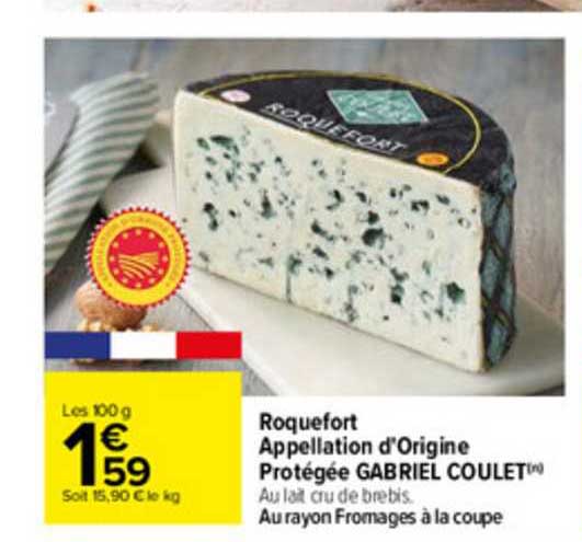 roquefort appellation d'origine protégée gabriel coulet