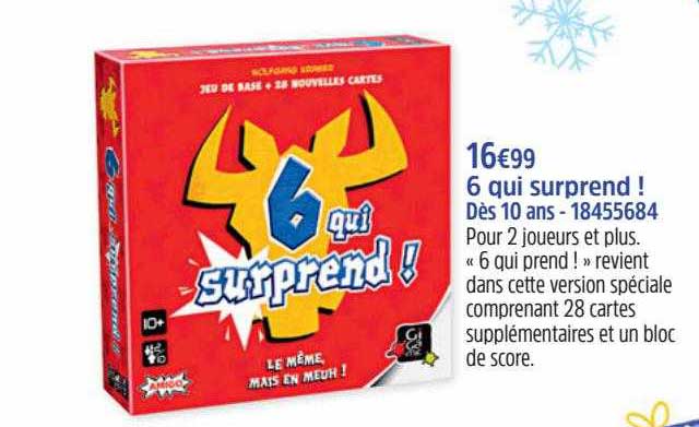 6 qui surprend !