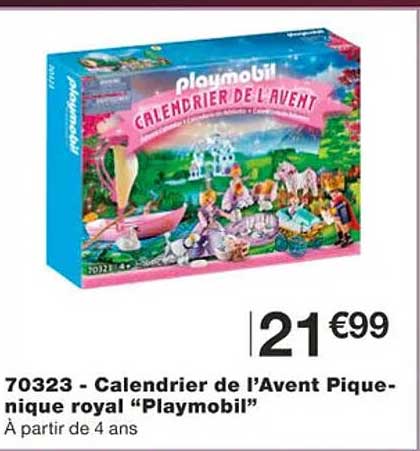 70323 - Calendrier De L'avent Pique-nique Royal "playmobil"