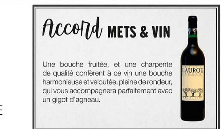 accord mets & vin