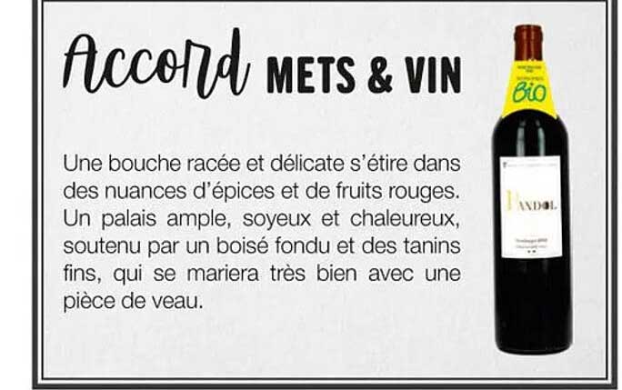 accord mets & vin
