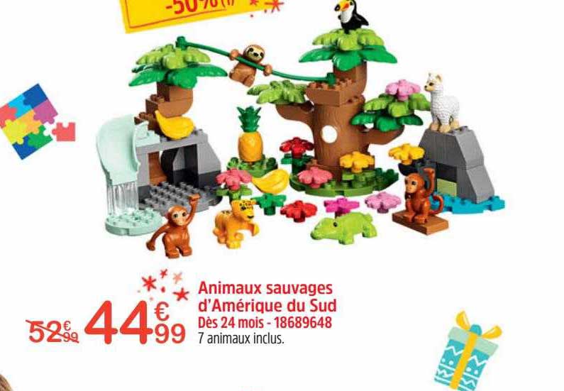 animaux sauvages d'amérique du sud