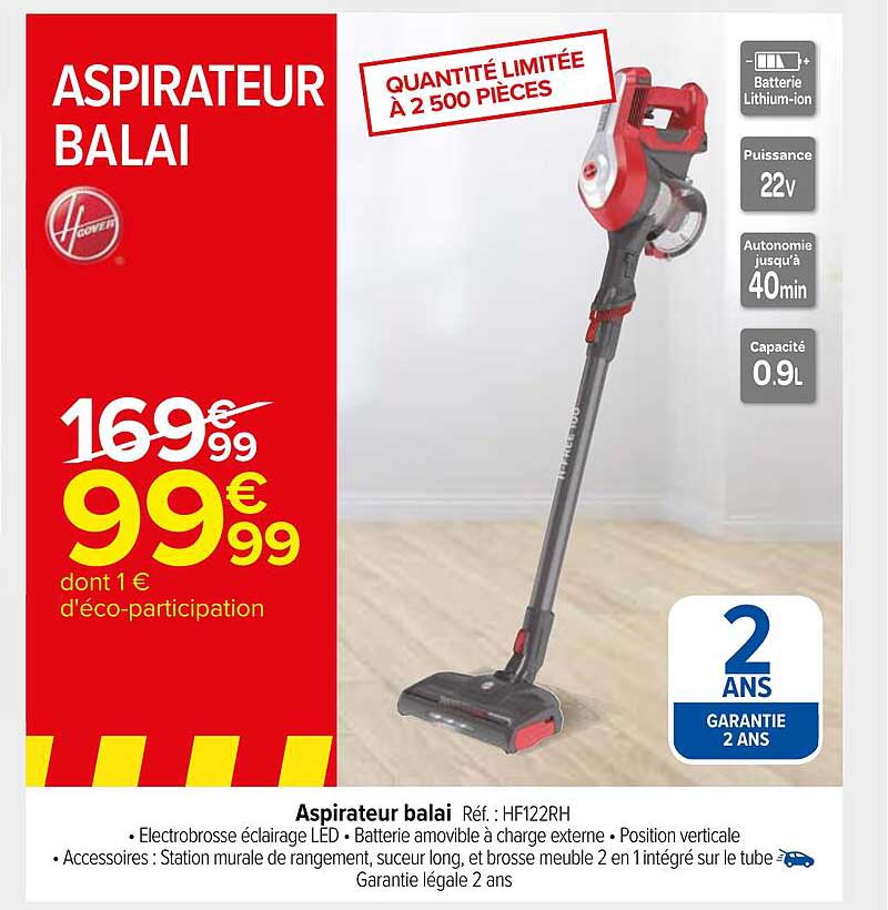 Aspirateur Balai Hoover