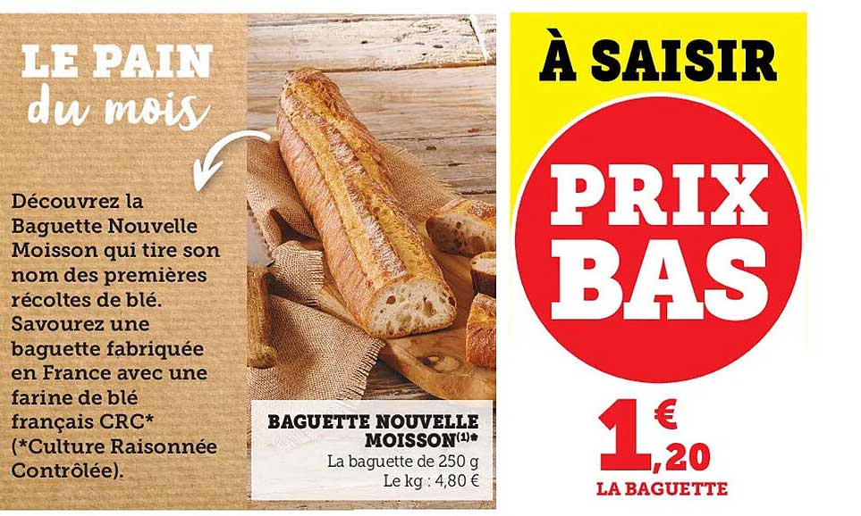 baguette nouvelle moisson