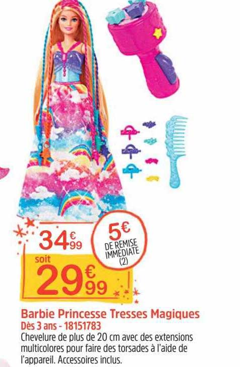 barbie princesse tresses magiques