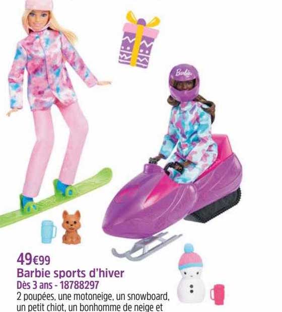 barbie sports d'hiver