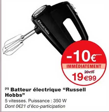 batteur électrique "russell hobbs"