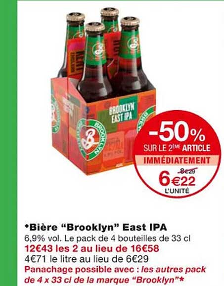 bière "brooklyn" east ipa