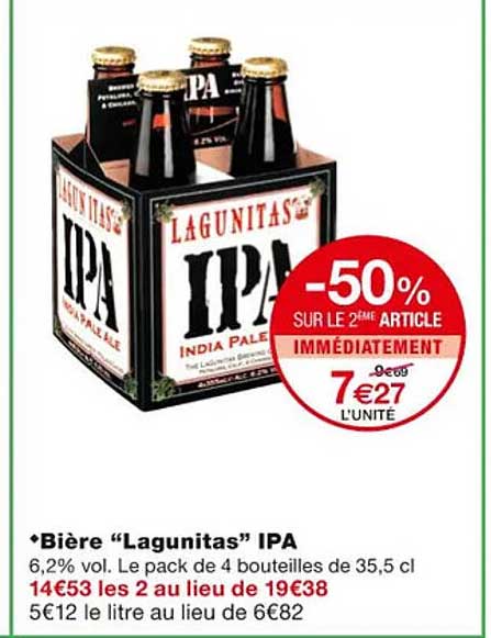 Bière "lagunitas" Ipa