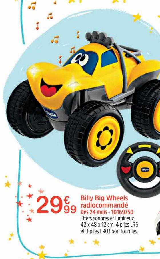 billy big wheels radiocommandé