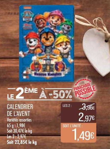 calendrier de l'avent
