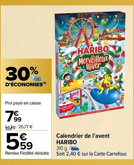 Calendrier De L'avent Haribo
