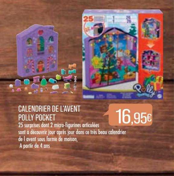 calendrier de l'avent polly pocket