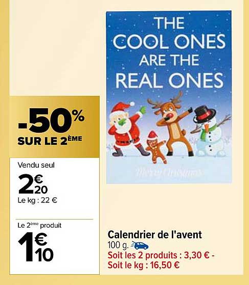 calendrier de l'avent