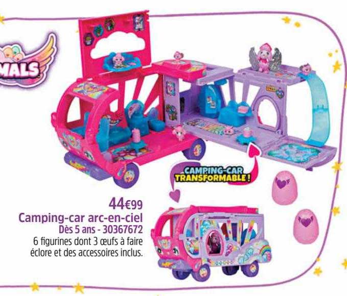 camping-car arc-en-ciel