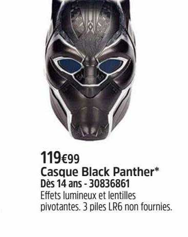 casque black panther