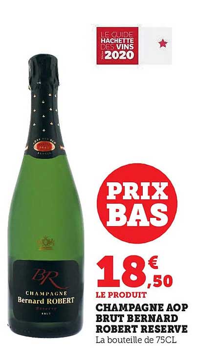 Champagne Aop Brut Bernard Robert Réserve