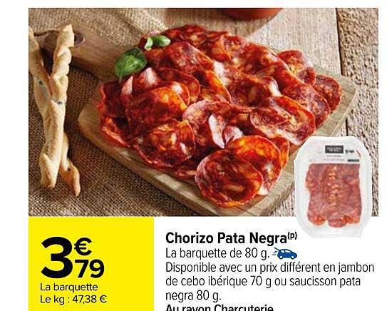 chorizo pata negra