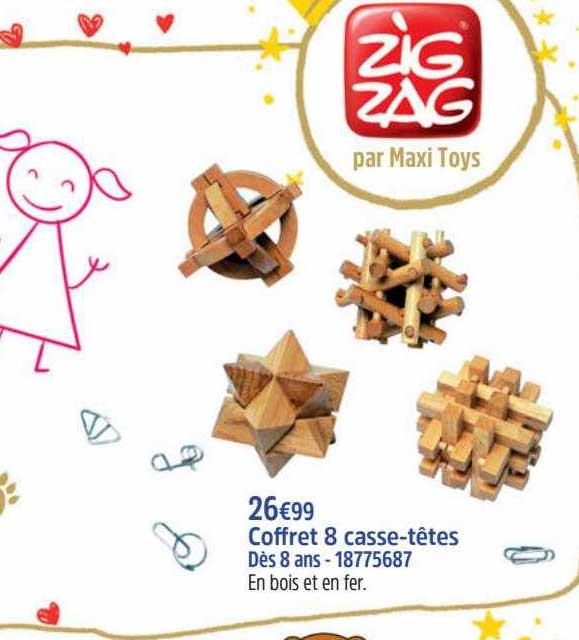 coffret 8 casse-têtes