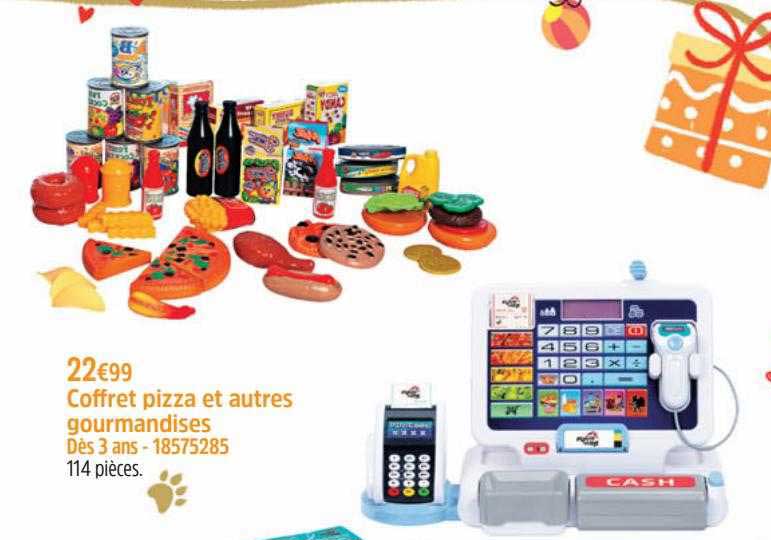coffret pizza et autres gourmandises