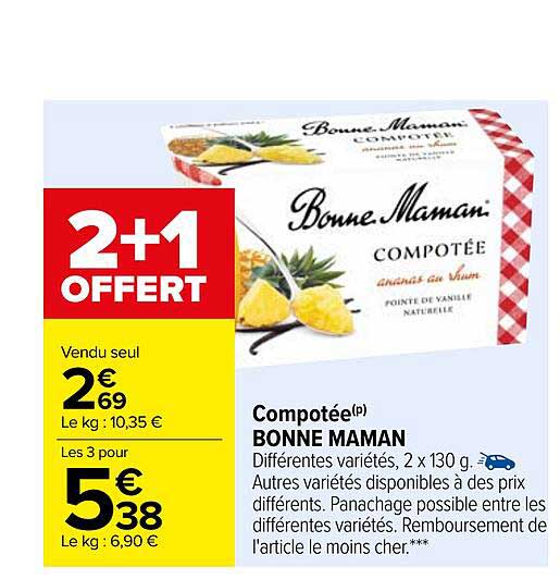compotée bonne maman