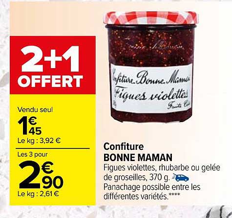 confiture bonne maman