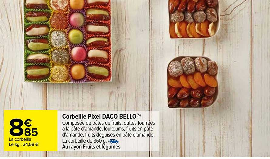 corbeille pixel daco bello