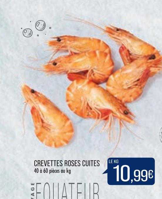Crevettes Roses Cuites