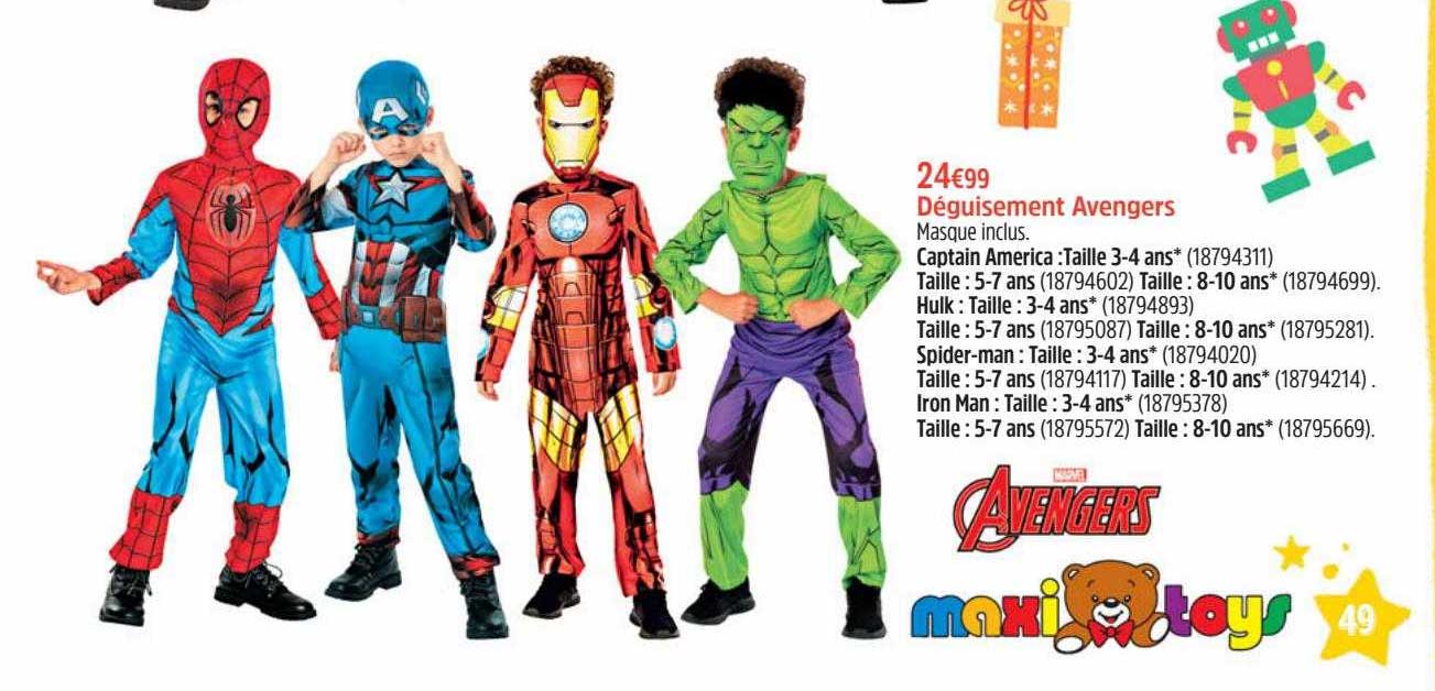 Déguisement Avengers