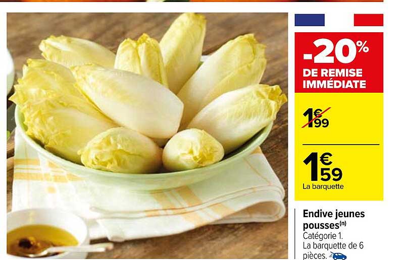 endive jeunes pousses