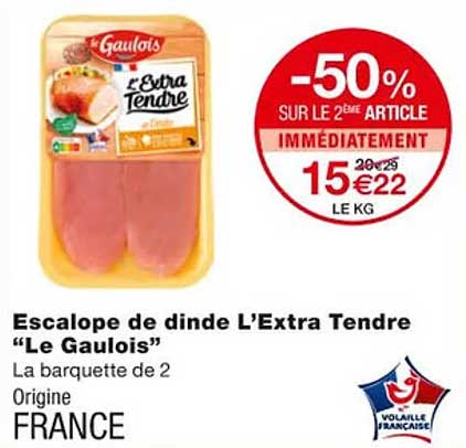 Escalope De Dinde L'extra Tendre "le Gaulois"