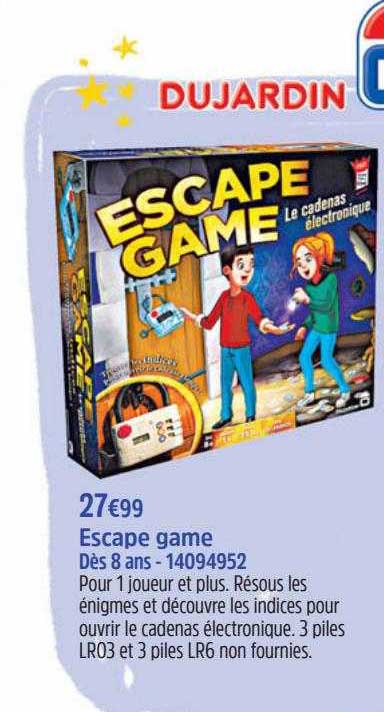 escape game dujardin