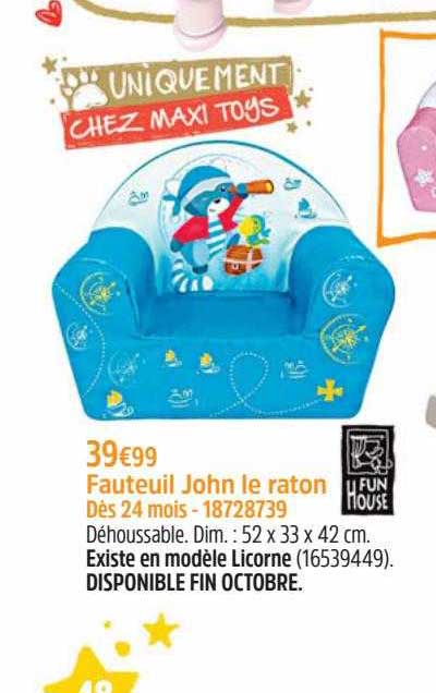fauteuil john le raton