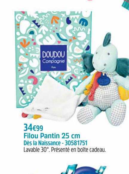filou pantin 25 cm