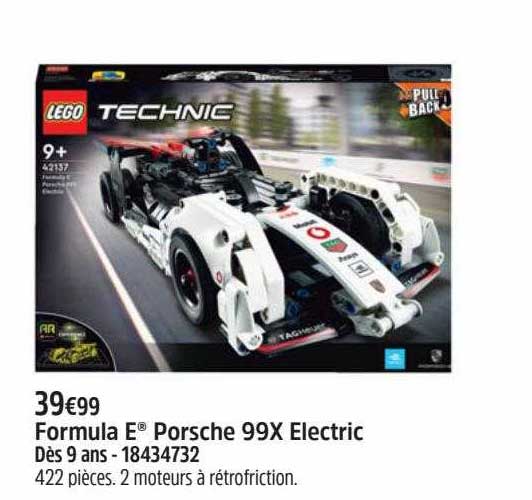 formula e porsche 99x electric lego technic