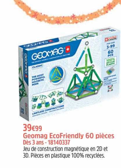 geomag ecoFriendly 60 pièces