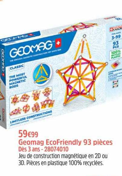 Geomag EcoFriendly 93 Pièces