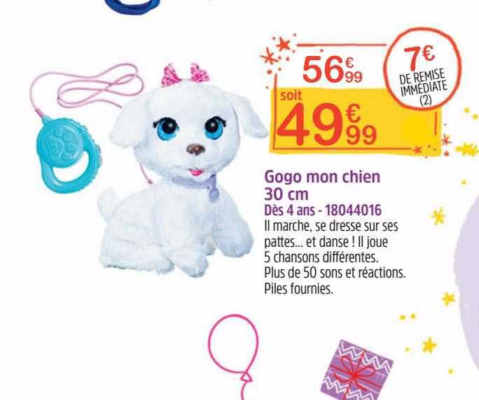 gogo mon chien 30 cm