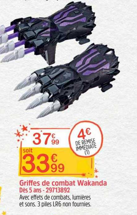 griffes de combat wakanda
