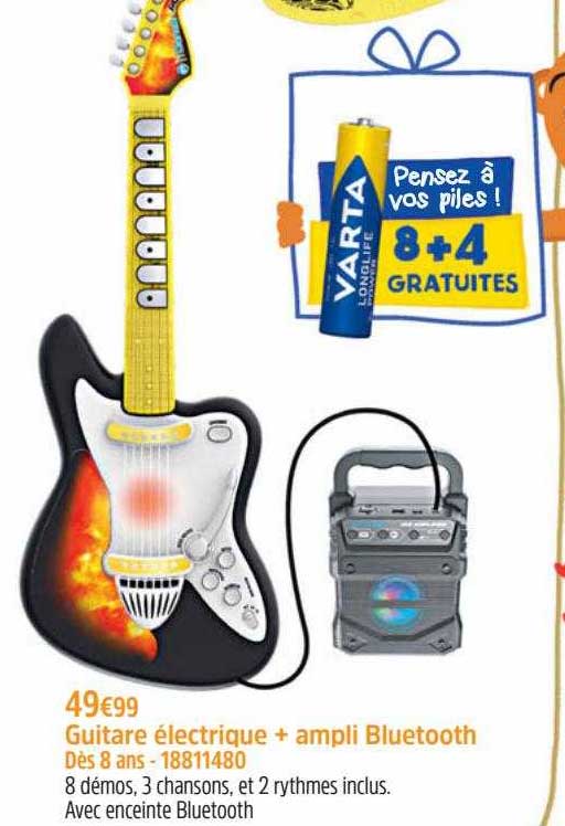 guitare électrique + ampli bluetooth