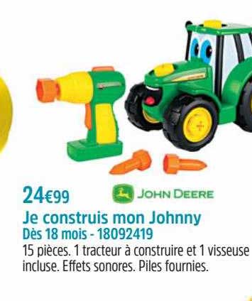 je construis mon johnny john deere